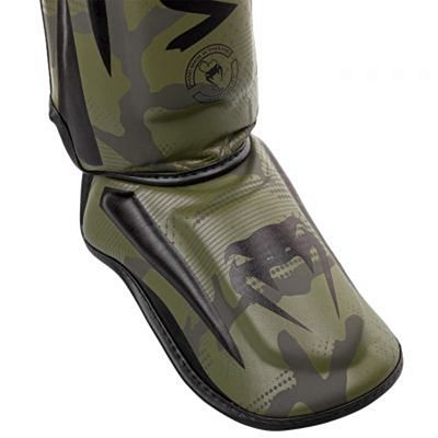 Venum Elite Shin Guards Vert-Camo