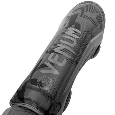 Venum Elite Shin Guards Gris-Camo