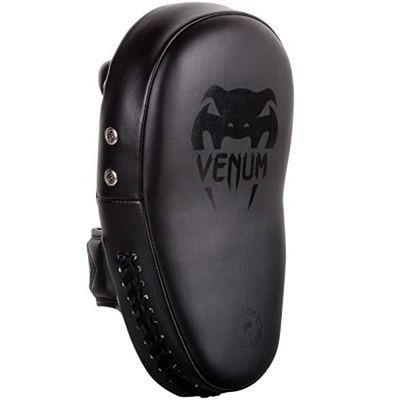 Venum Elite Small Kick Pads Schwarz-Schwarz