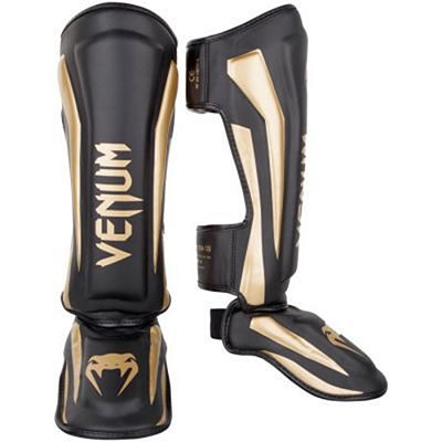 Venum Elite Standup Shinguards Fekete-Arany