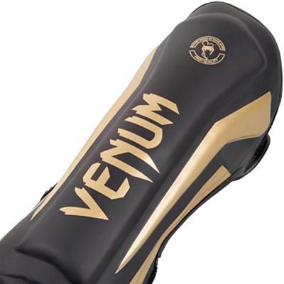 Venum Elite Standup Shinguards Negro-Oro