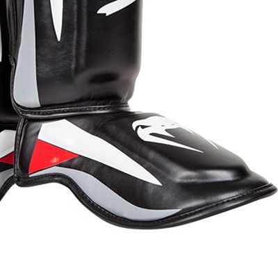 Venum Elite Standup Shinguards Negro-Blanco