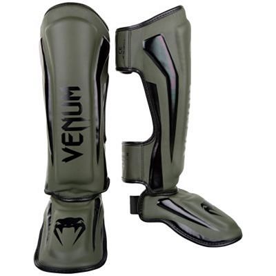 Venum Elite Standup Shinguards Vert-Noir