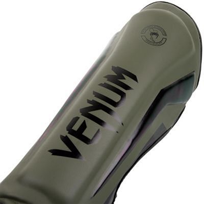 Venum Elite Standup Shinguards Zöld-Fekete