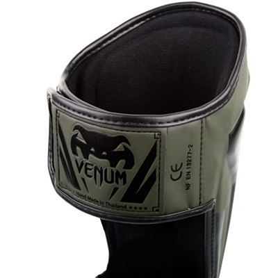 Venum Elite Standup Shinguards Green-Black