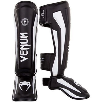 Venum Elite Standup Shinguards Noir-Blanc