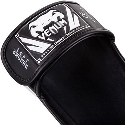 Venum Elite Standup Shinguards Nero-Bianco