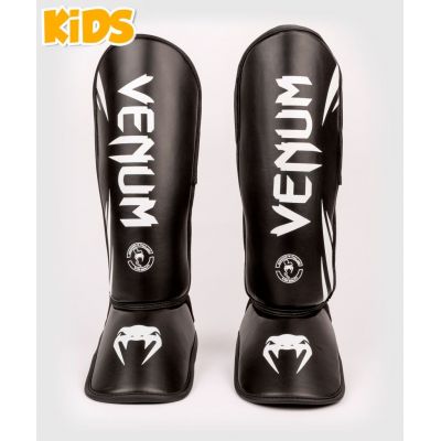 Venum Espinillera Niños Elite Negro-Blanco