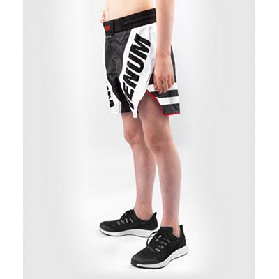 Venum Fightshorts Bandit For Kids Preto-Cinza