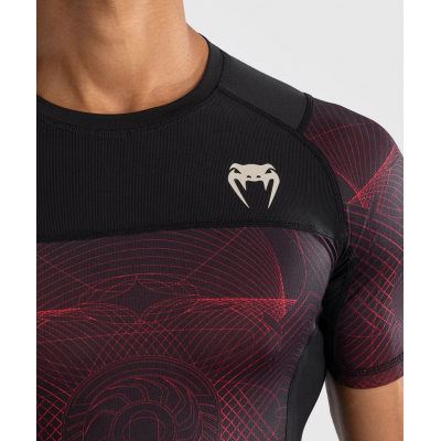 Venum G-Fit Air Mens Short Sleeve Rashguard Fekete-Piros