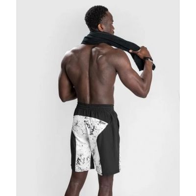 Venum G-Fit Marble Training Short White-Black