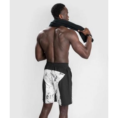 Venum G-Fit Marble Training Short Blanc-Noir