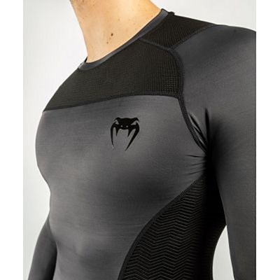 Venum G-Fit Rashguard LS Grigio-Nero