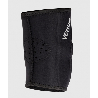 Venum Gel Kontact Knee Pads Negro-Plata