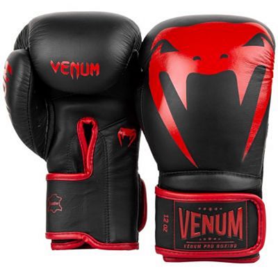 Venum Giant 2.0 Pro Boxing Gloves Velcro Preto-Vermelho