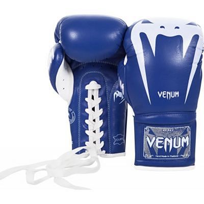 Venum Guantes Boxeo Giant 3.0 Cuero Nappa Con Cuerdas Azul