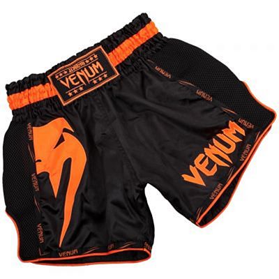 Venum Giant Muay Thai Shorts Negro-Naranja