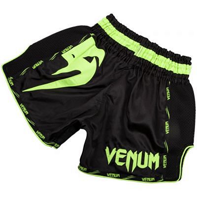 Venum Giant Muay Thai Shorts Negro-Amarillo