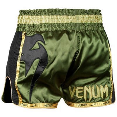 Venum Giant Muay Thai Shorts Verde-Dourado