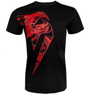 Venum Giant X Dragon T-shirt Nero-Rosso