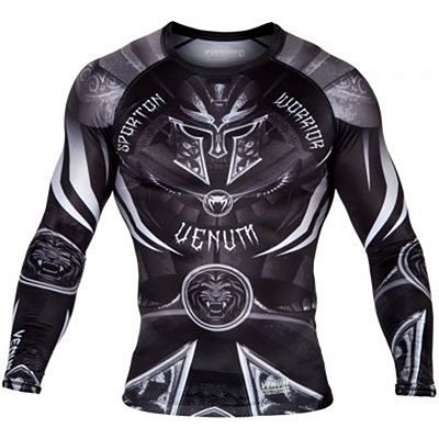 Venum Gladiator 3.0 Rashguard LS Svart-Vit