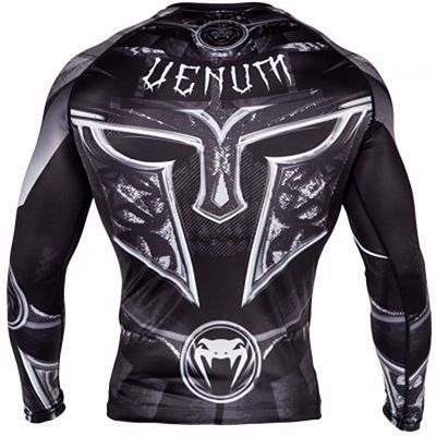 Venum Gladiator 3.0 Rashguard LS Negro-Blanco