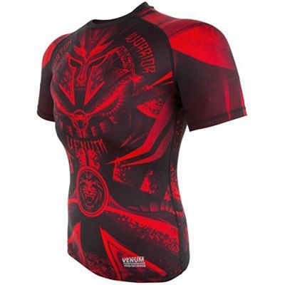 Venum Gladiator 3.0 Rashguard-Short Sleeves Rouge-Noir