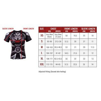 Venum Gladiator 3.0 Rashguard SS Nero-Bianco