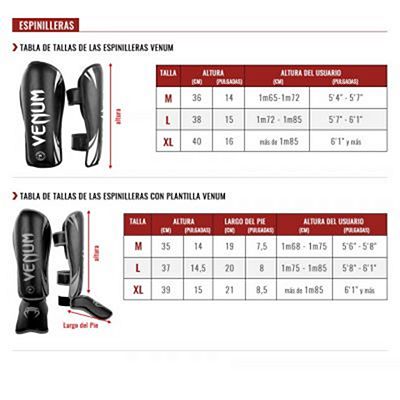 Venum Gladiator 3.0 Shinguards Schwarz-Rot