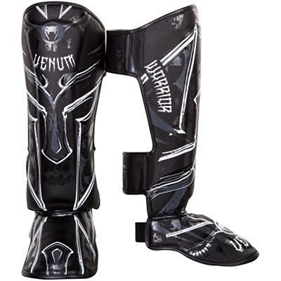 Venum Gladiator 3.0 Shinguards Preto-Branco