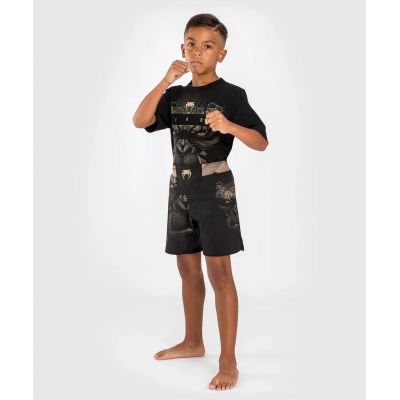 Venum Gorilla Jungle Kids Fightshorts Noir-Blanc