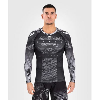 Venum Gorilla Jungle Rashguards Long Sleeves Preto-Branco