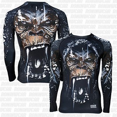 Venum Gorilla Rashguard Long Sleeves Black
