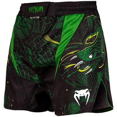 Venum Green Viper Fightshorts Negro-Verde