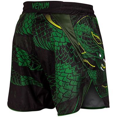 Venum Green Viper Fightshorts Noir-Vert