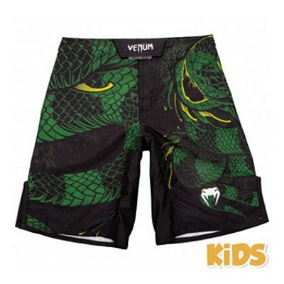 Venum Green Viper Kids Fightshorts Schwarz-Grün