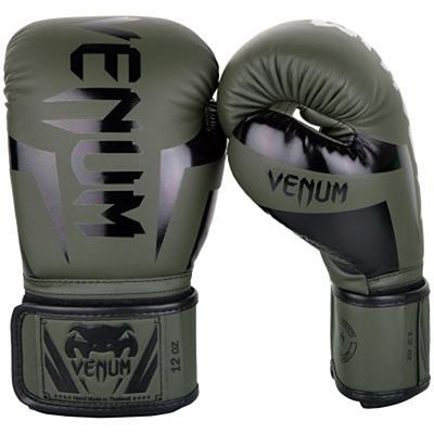 Venum Guantes Boxeo Elite Grün-Schwarz