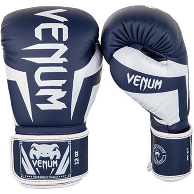 Venum Guantes Boxeo Elite Branco-Azul Marinho