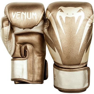 Venum Luvas Boxe Impact Dourado