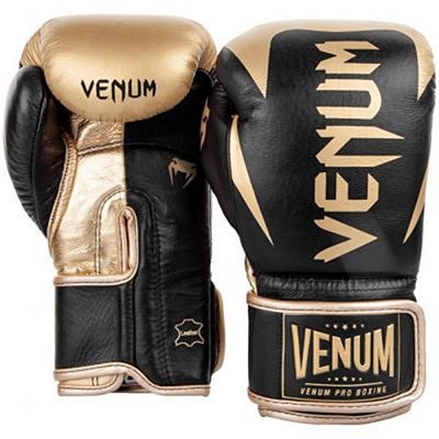 Venum Hammer Pro Boxing Gloves Velcro Schwarz-Gold