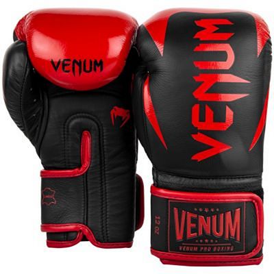 Venum Hammer Pro Boxing Gloves Velcro Schwarz-Rot