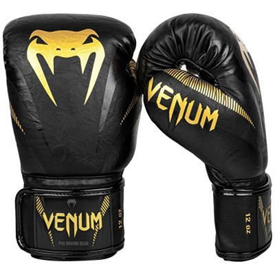 Venum Impact Boxing Gloves Svart-Gold