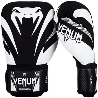 Venum Impact Boxing Gloves Schwarz-weiß