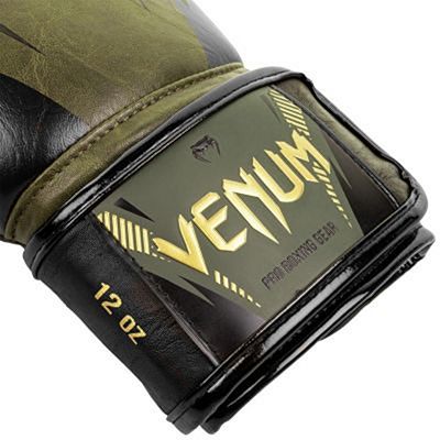 Venum Impact Boxing Gloves Verde-Oro