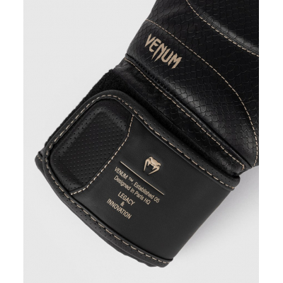 Venum Impact Evo Scales Boxing Gloves Black