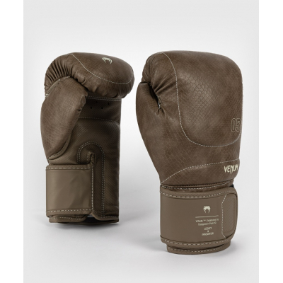 Venum Impact Evo Scales Boxing Gloves Brown