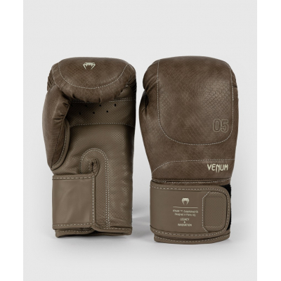 Venum Impact Evo Scales Boxing Gloves Brown
