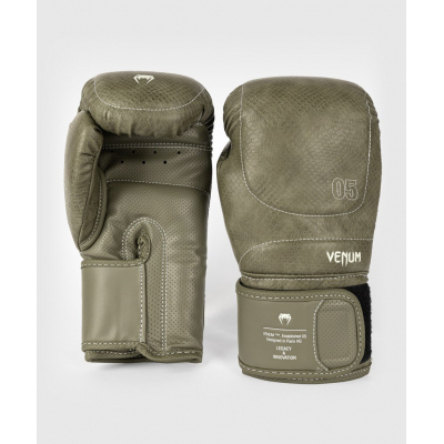 Venum Impact Evo Scales Boxing Gloves Green