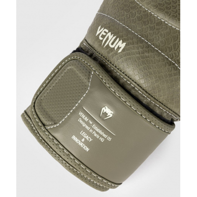 Venum Impact Evo Scales Boxing Gloves Green
