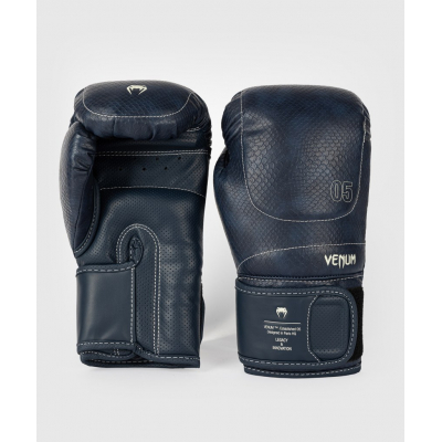 Venum Impact Evo Scales Boxing Gloves Navy Blue